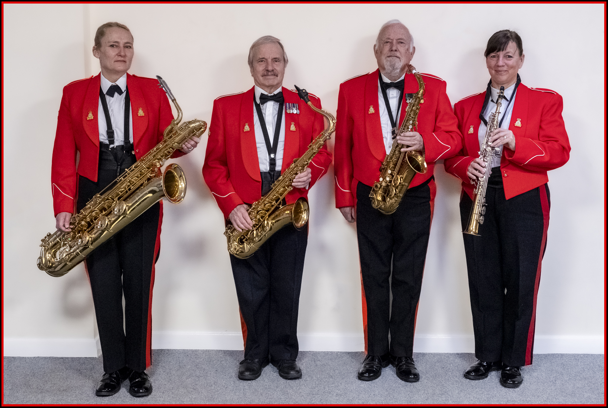 Yorkshire Volunteers Band - Saxophone Quartet